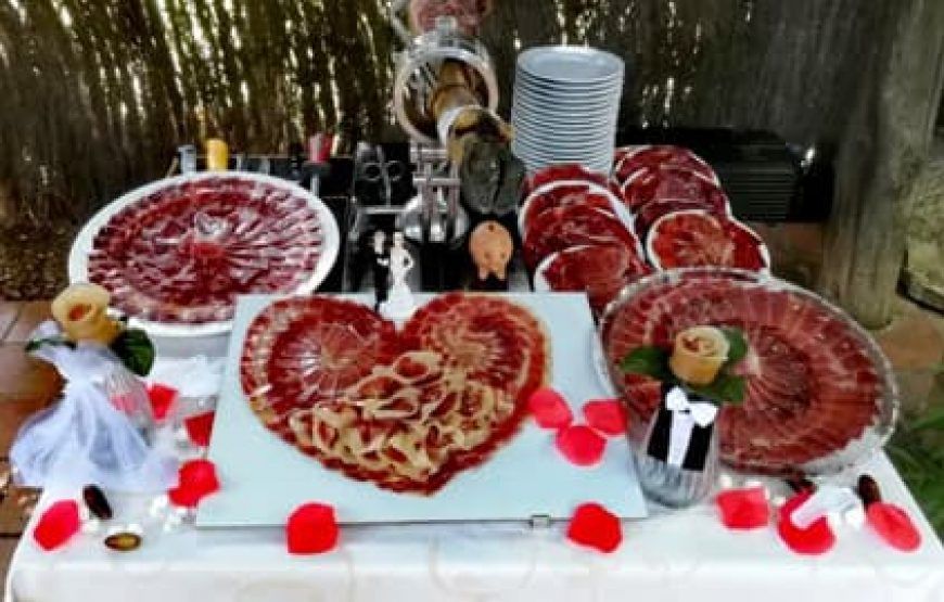 Professional ham cutter for events