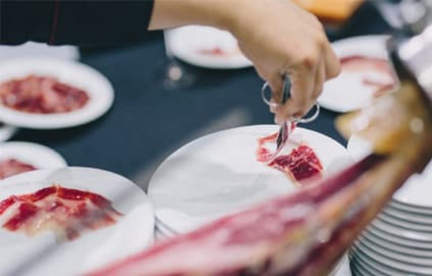 Professional ham cutter for events