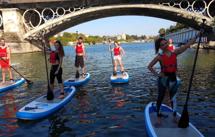 Ruta de Paddle Surf por el Río Guadalquivir en Sevilla con Guía y Bebida Incluida