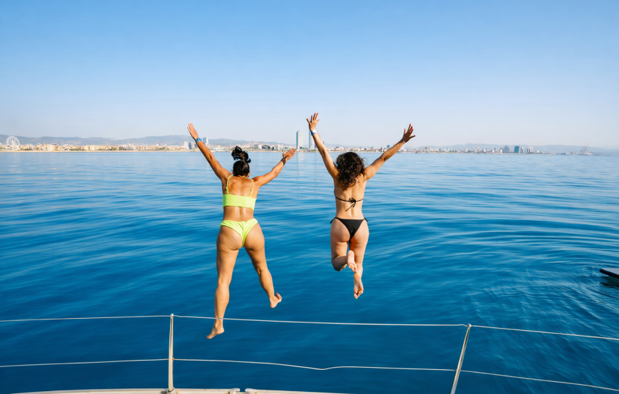 Private Sailing Tour Barcelona with Sea Swimming